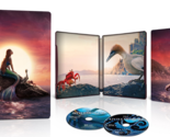 The Little Mermaid Steelbook 4K Ultra HD Blu-Ray + Blu-Ray + Digital Bra... - $49.98