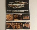 Pontiac Safari Print Ad Advertisement 1979 pa10 - $7.91