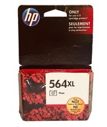 NEW SEALED GENUINE HP 564XL PHOTO BLACK Ink Cartridge Mar 2021 - $4.90