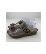 Spring Step L&#39;Artiste Womens Aldora Sandals Size 37 US 7 Blue Red Flip Flop - $60.95 CAD
