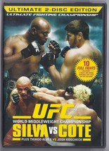 UFC 90: Silva vs. Cote (DVD, 2009, 2-Disc Set) - $15.00