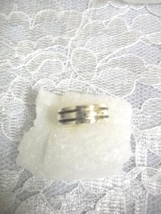 NEW 925 STERLING SILVER STRIPE - GROOVE FASHION BAND TOE RING - ADJ FOOT... - $11.91 CAD