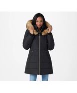 Susan Graver Size 1X Hooded Water Resistant Quilted Hooded Puffer Jacket... - $83.91 CAD