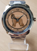 Afghan Hound Pet Dog Unique Unisex Beautiful Wrist Watch Sporty - $35.00