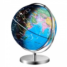 Illuminated World Globe with Stand, 9 in/228.6 mm, Educational Earth Globe w... - £37.64 GBP