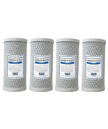 Big Blue CTO Carbon Block Water Filters 4.5&quot; x 10&quot; Whole House Cartridge... - $75.21 CAD
