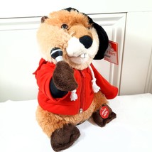 Cuddle Barn Plush Beaver Singing Baby Justin Bieber animated Stuffed Animal toy - £31.16 GBP