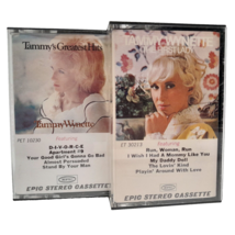 Tammy Wynette Cassette Lot 2 Tapes Tammy&#39;s Greatest Hits and The First Lady - £15.69 GBP