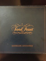 TRIVIAL PURSUIT GENUS EDITION MASTER BOARD GAME TRIVIA 1981 ORIGINAL - $24.99