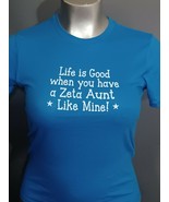 Zeta Phi Beta Sorority Youth T-shirt My Zeta Auntie Shirt  - $20.42 CAD