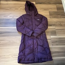 Patagonia Women’s Long Down Purple Puffer Coat Size Small - $85.49