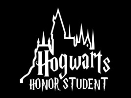 HOGWARTS HONOR STUDENT Harry Potter Vinyl Decal Car Wall Sticker CHOOSE ... - $3.13+