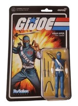 GI Joe Ninja Viper Cobra Assassin ReAction Retro Series 3.75&quot; Super7 Hasbro - £13.69 GBP