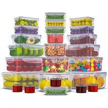 Large Food Storage Containers With Lids Airtight-85 Oz To Sauces Box-Tot... - $53.99