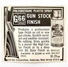 1968 Jet Aer G66 Gun Stock Finish Polishing Advertisement Hunting E91E - €8,59 EUR