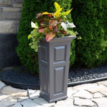 Mayne 4833-GRG 32 in. Tall Nantucket Planter, Graphite Gray - $130.84