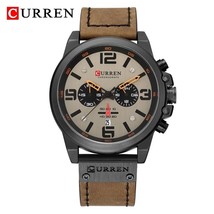 CURREN 8314 Sport Watch Men Men&#39;s Date Military Wrist Watches Waterproof... - $51.59
