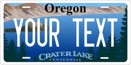 Oregon Crater Lake License Plate Personalized Custom Car Auto Bike Motorcycle  - £8.78 GBP+