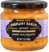 2 Pack Trader Joes Red Pepper Spread Eggplant &amp; Garlic - £15.19 GBP