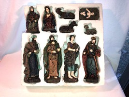 10 pc Nativity Set Resin or Wood - £19.92 GBP