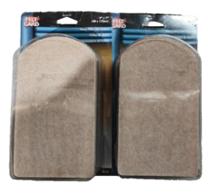 Beige Rectangle Heavy Duty FeltGard Slider Pad Shepherd Hardware 9142 4-... - $26.72