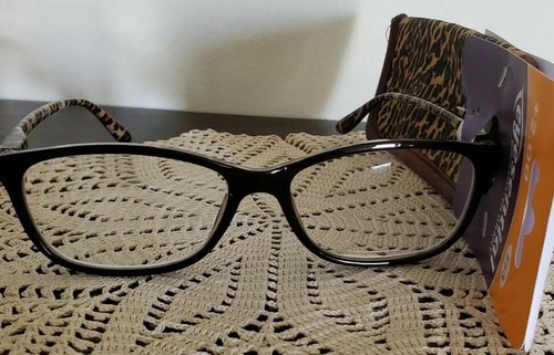 FOSTER GRANT +2.00 ~ BROWN PLASTIC FRAME READING GLASSES ~ TARA ~ NS1117 ~ C4 Item image 2