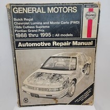 GM 1988-95 Buick Regal Lumina Monte Carlo Grand Prix Haynes Repair 38010 Manual  - $7.69