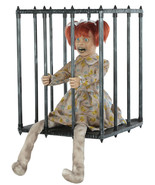 Halloween Animated Girl Child Kid Inside Cage Walk-Around Costume Access... - £159.39 GBP