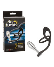 Star F*cker Teardrop Gem Plug W/silicone Enhancer - Black - £26.72 GBP