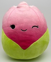 Squishmallow Soft Plush Doll petal flower wink pre-owned 9&quot; KellyToy tulip bud - £10.47 GBP