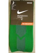  Nike Women&#39;s PERFORMANCE Cushioned Green Soccer Socks Sz Small - €12,18 EUR