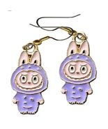 Creepy Cute FUFU MONSTER BUNNY Funky EARRINGS Fang Smile Charm Novelty J... - €5,85 EUR