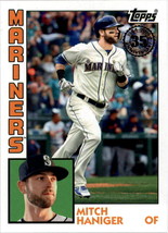 2019 Topps 1984 #T8493 Mitch Haniger Seattle Mariners - £0.75 GBP