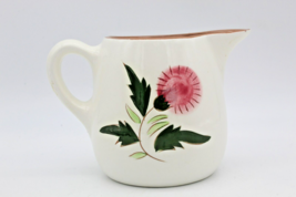 Thistle Stangl Pottery Creamer Pitcher Floral 12 ounces Made in USA Vintage  - £7.02 GBP