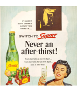 1954 Squirt Soda Soft Drink Advertisement Never An After Thirst Pop Vtg ... - $54.86 CAD