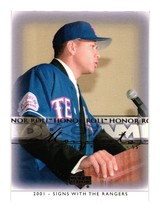 2002 Upper Deck Honor Roll #86 Alex Rodriguez Texas Rangers - £1.60 GBP