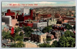 Postcard Bird&#39;s Eye View of Omaha Omaha NE-Nebraska - $7.95