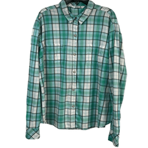 Riders By Lee Womens Multi-Color Plaid Long-Sleeve Button-Down Shirt Size Large - £14.94 GBP