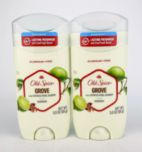 Old Spice Grove with Citrus Peel Scent Deodorant Solid Stick 3 Oz Ea Lot... - £20.36 GBP