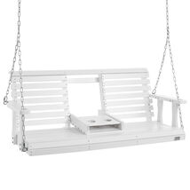 VEVOR 5 ft Wooden Porch Swing 880lbs Heavy Duty Patio Bench Hanging Chai... - $142.99