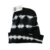 Steve Madden Tie-Dyed Beanie Black Color Tie Dye One Size New With Tag - £10.65 GBP