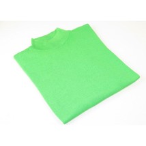Men PRINCELY Soft Merinos Wool Sweater Knits Mock 1011-00 Apple Green image 2