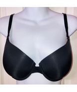 Aerie Bra Size 36C Black Padded Push Up Plunge Front Smooth Fit - £16.49 GBP