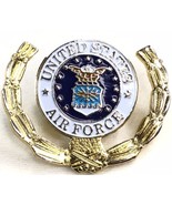 U.S. Air Force Pin AF Emblem With Gold Wreath USAF Crest Enamel Hat And ... - £4.46 GBP