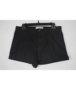 ABERCROMBIE &amp; FITCH Women&#39;s Pleated Front Black Shorts size 8 W 29 New - $20.29 CAD
