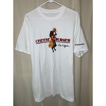 Vintage 1990s Cheeseburger Las Vegas Restaurant Vacation Destination Shi... - $32.00