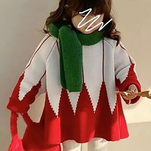 MILANCEL Christmas Children&#39;s Clothing New Girls&#39; Fashion Color Bloc Sweater Boy - £75.05 GBP