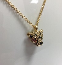 Kate Spade New York Run Wild Cheetah Mini Pendant Necklace w/ KS Dust Bag New - £32.06 GBP