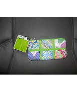 VERA BRADLEY SATEEN PATCHWORK MAKEUP COSMETICS PURSE BAG POUCH NEW - €25,72 EUR
