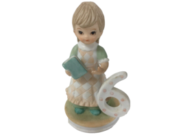 Vintage Lefton Birthday Girl Age 6 Figurine The Christopher Collection 03448F - £4.65 GBP